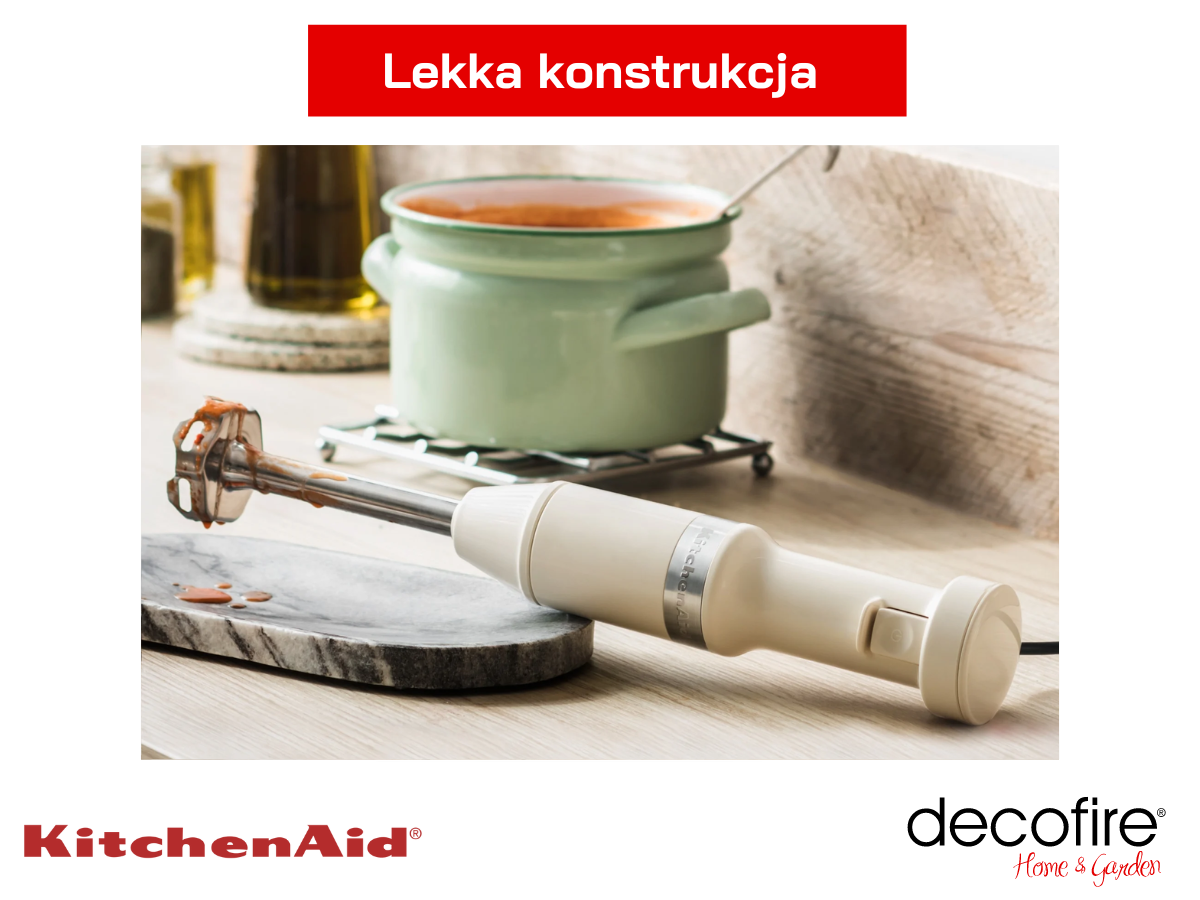 Lekka konstrukcja blendera ręcznego z akcesoriami Almond Cream