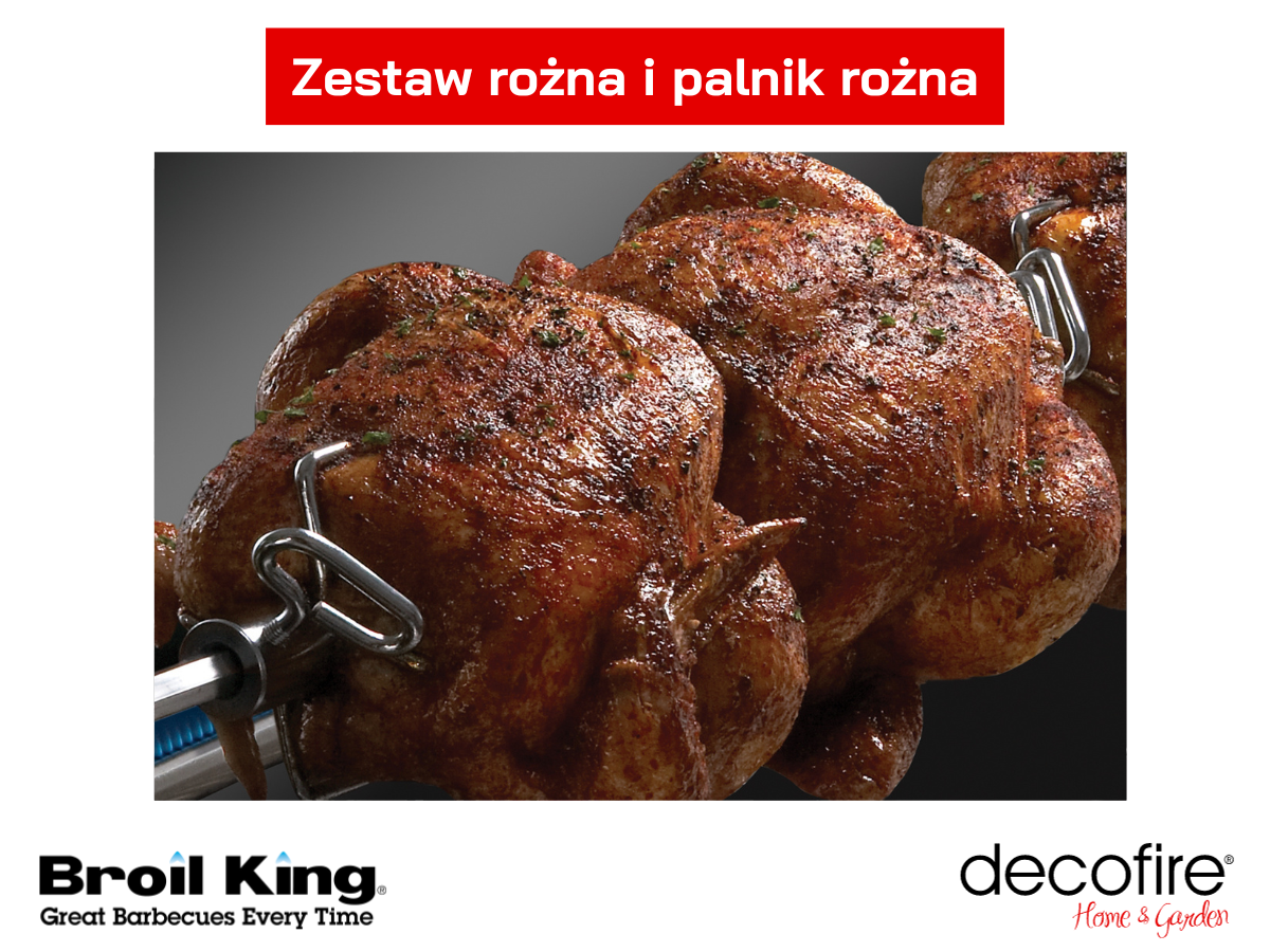 Zestaw rożna Broil King Crown 490