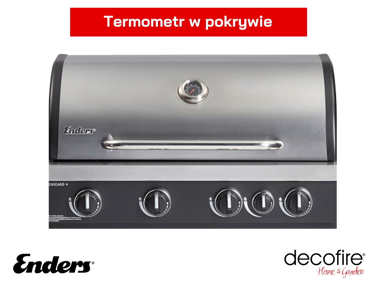 Termometr wbudowany w pokrywę