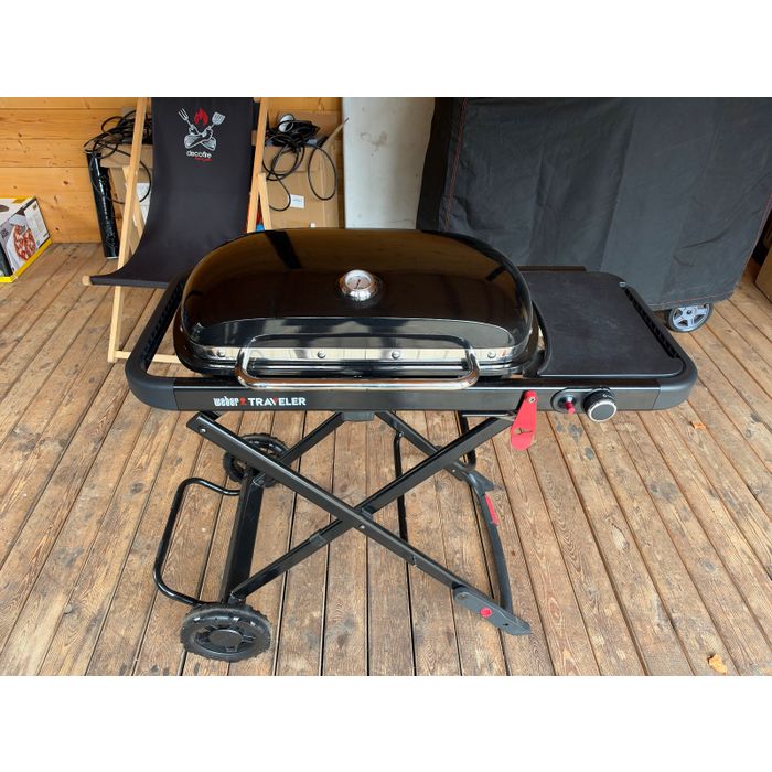 EKSPOZYCJA - Przenośny grill gazowy Weber Traveler Stealth - OUTLET - ODBIÓR OSOBISTY