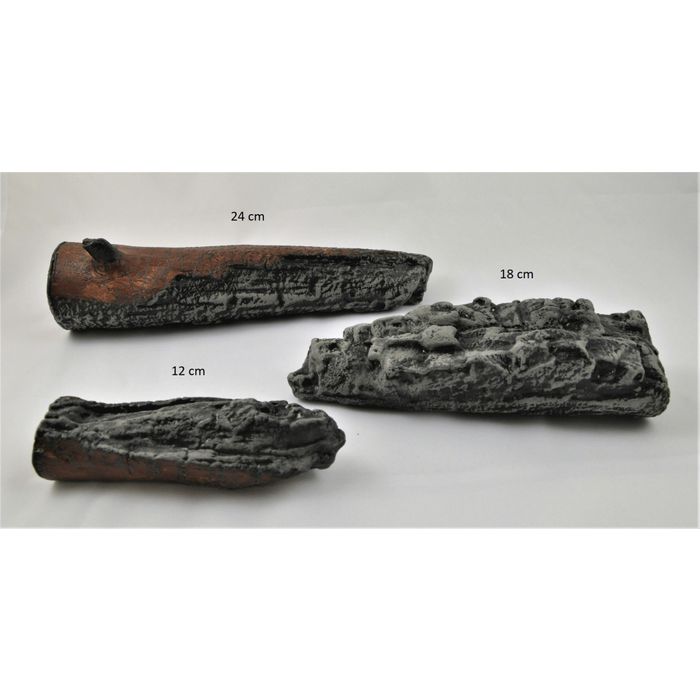 Polana ceramiczne brązowe opalane set 1 Akowood AKO 102 (ID-102)