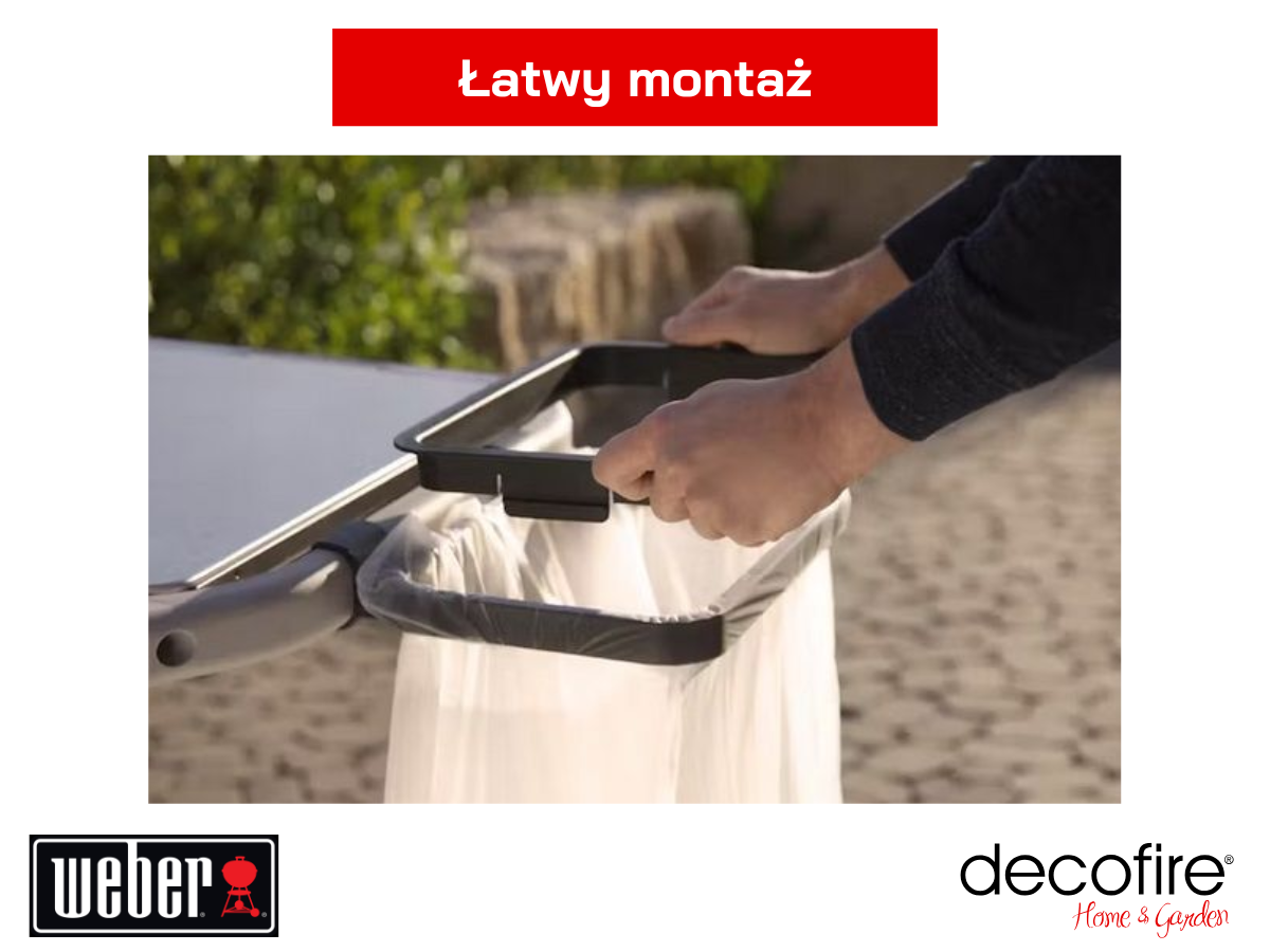 Zestaw organizatora Weber Works – łatwy montaż