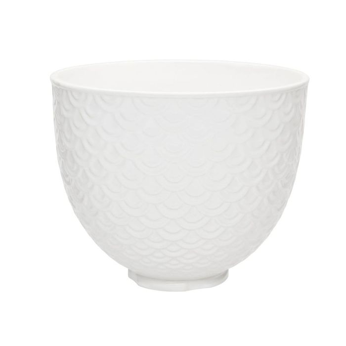 Unikalna dzieża ceramiczna Mermaid Lace White 4,7L Artisan 5 KitchenAid (5KSM2CB5TWM)