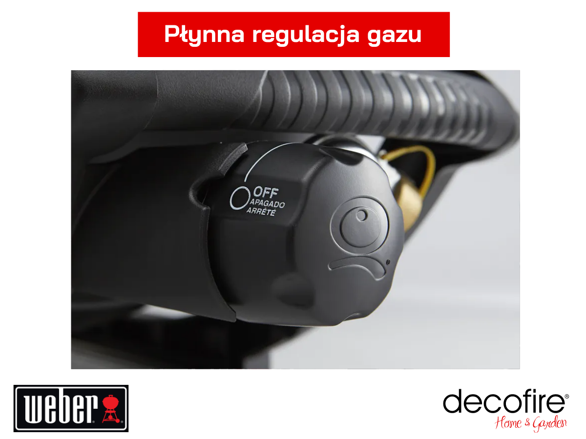 Pokrętło do płynnej regulacji gazu w grillu Weber Q 2200 Stand
