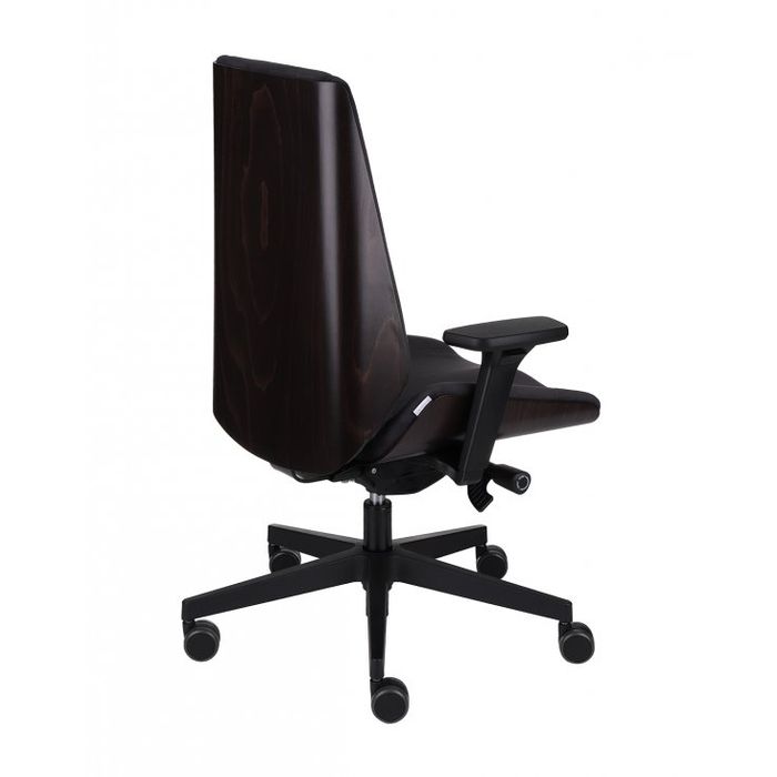 Grospol Fotel biurowy Moon Wood black tkanina Fame - 6 kolorów