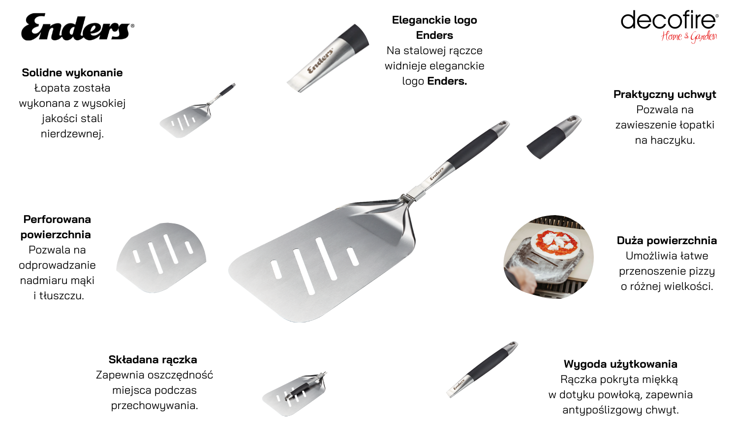 Łopatka do pizzy Premium Enders (8770)