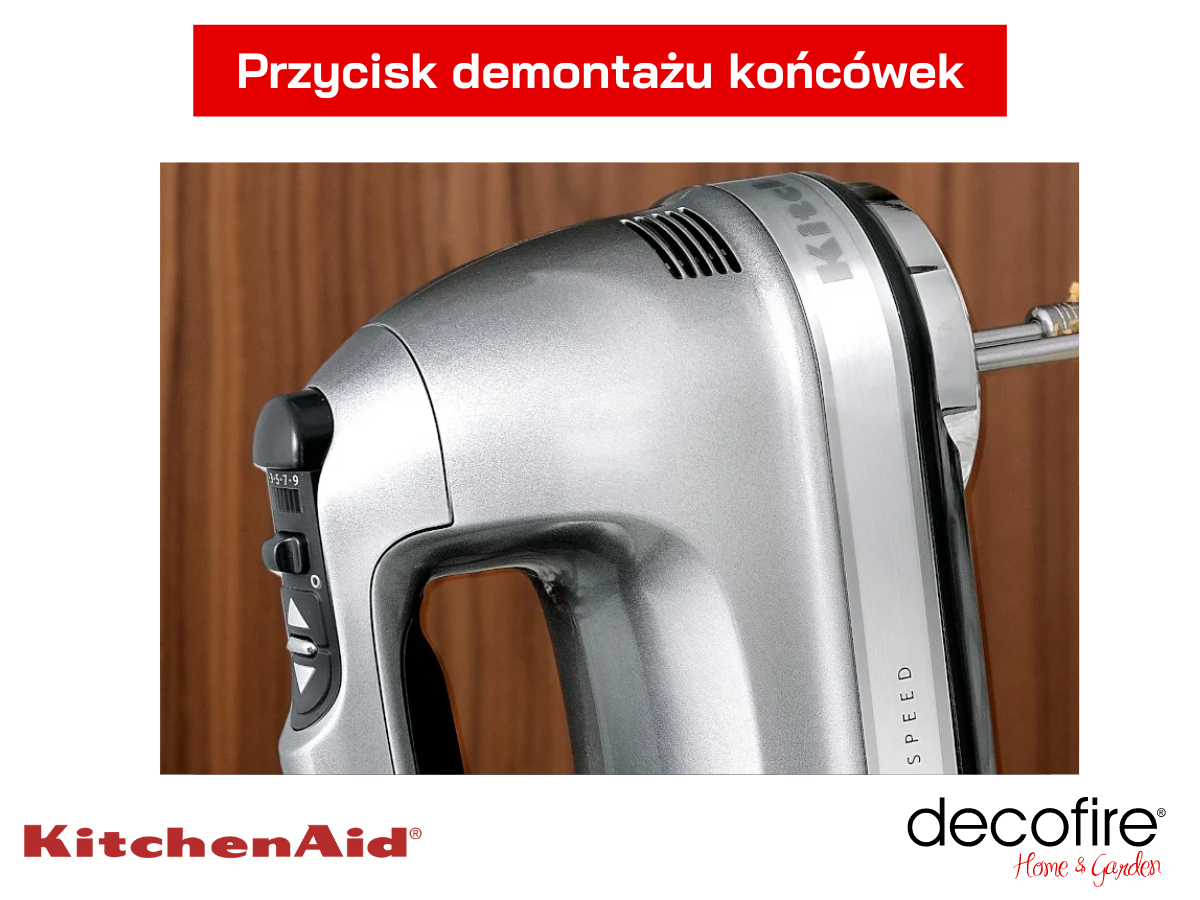 Łatwy demontaż końcówek miksera