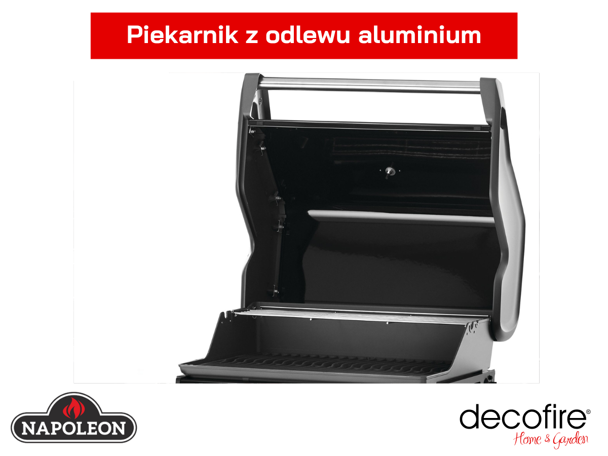 Grill gazowy Napoleon Rogue 425 piekarnik z odlewu aluminium