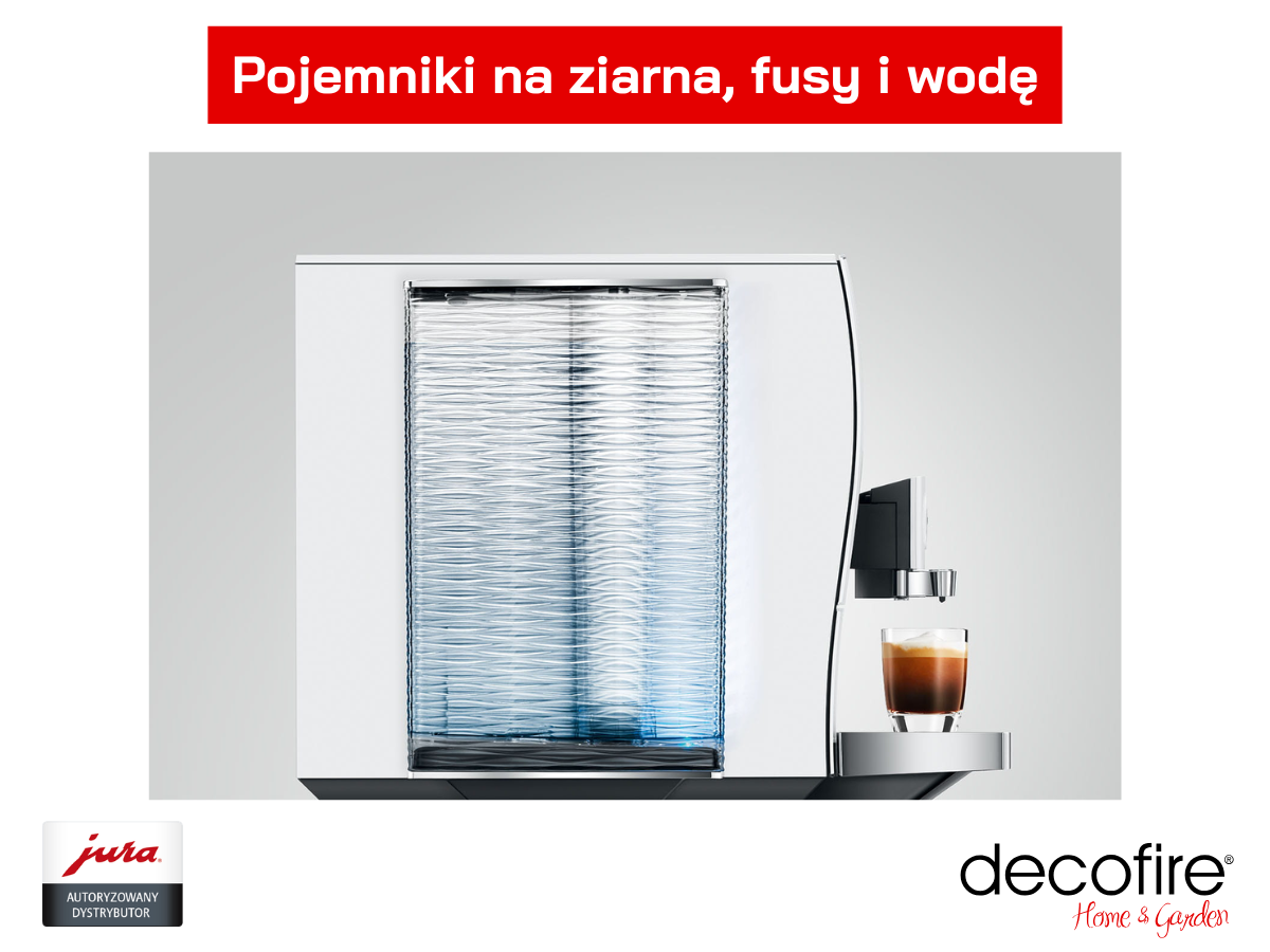 Pojemniki na ziarna, fusy i wodę w ekspresie Jura Z10 (EB)