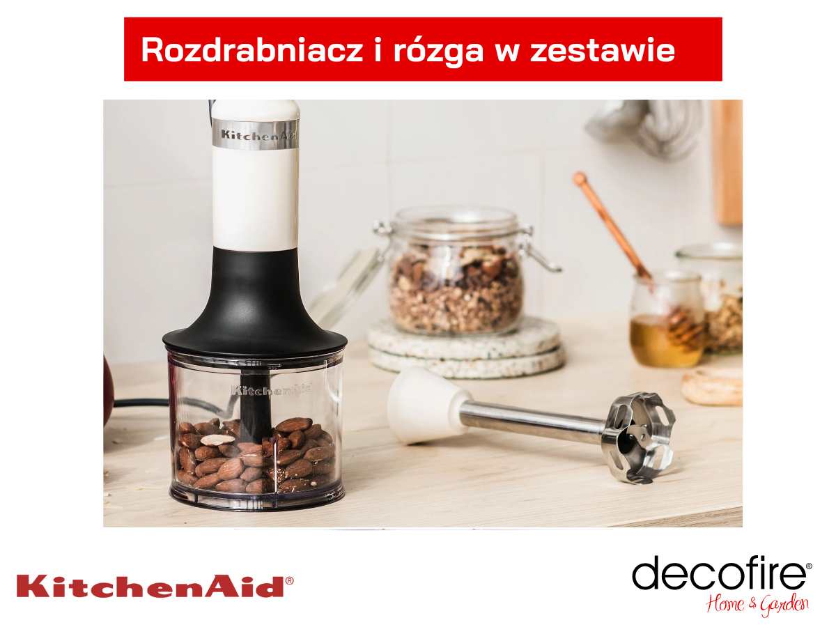 Rozbudowane wyposażenie: rozdrabniacz i rózga w zestawie