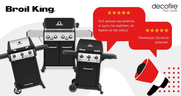 Najlepiej oceniane produkty Broil King – ranking wg. Klientów Decofire
