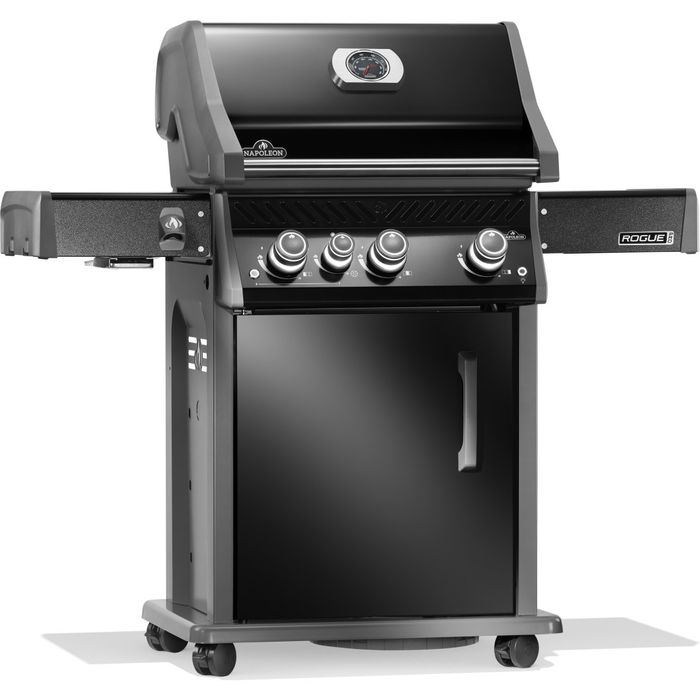 Grill gazowy Napoleon Rogue PRO 425 SIB z palnikiem bocznym na podczerwień czarny (RP425SIBPK-2-PL) ⭐ PROMOCJA! AKCESORIA W SUPER CENIE