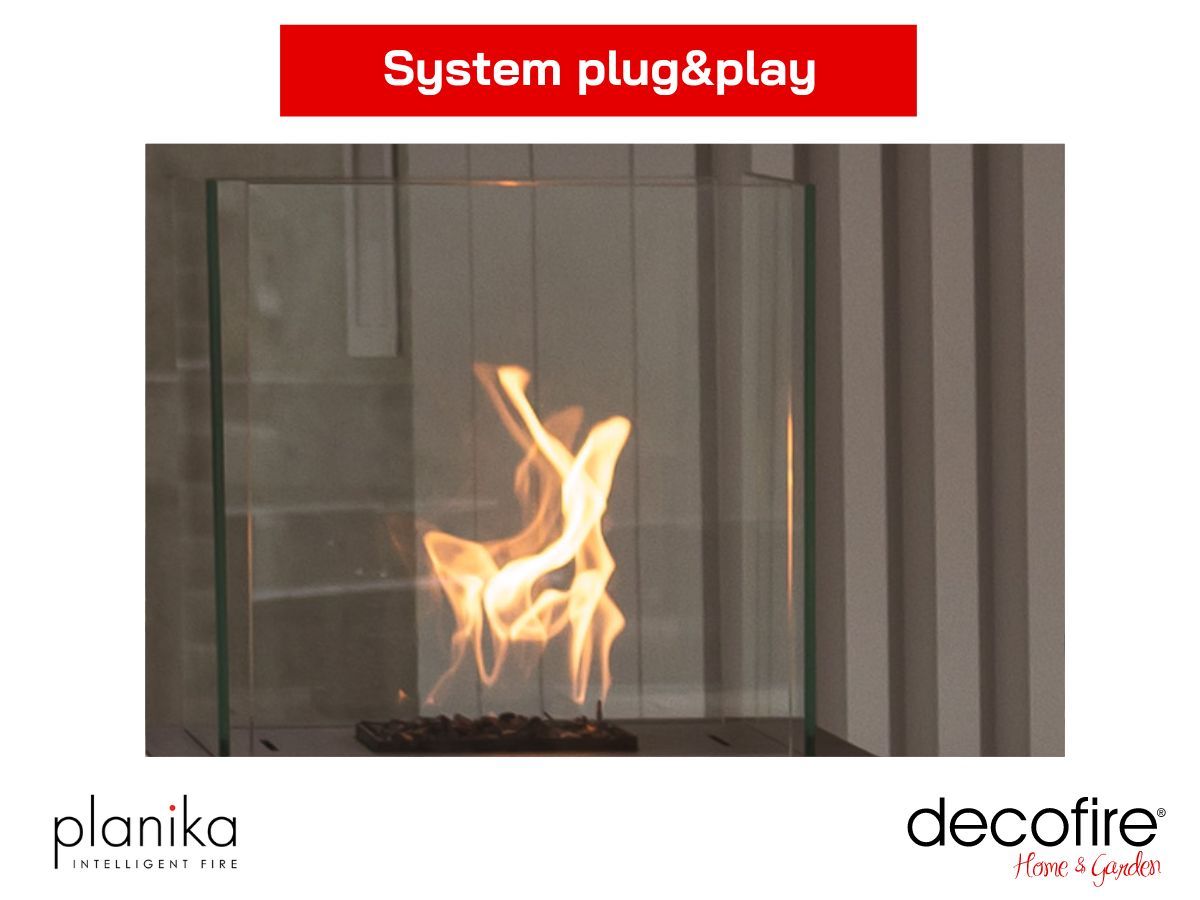 Biokominek Porto Kreta Planika - system plug&play