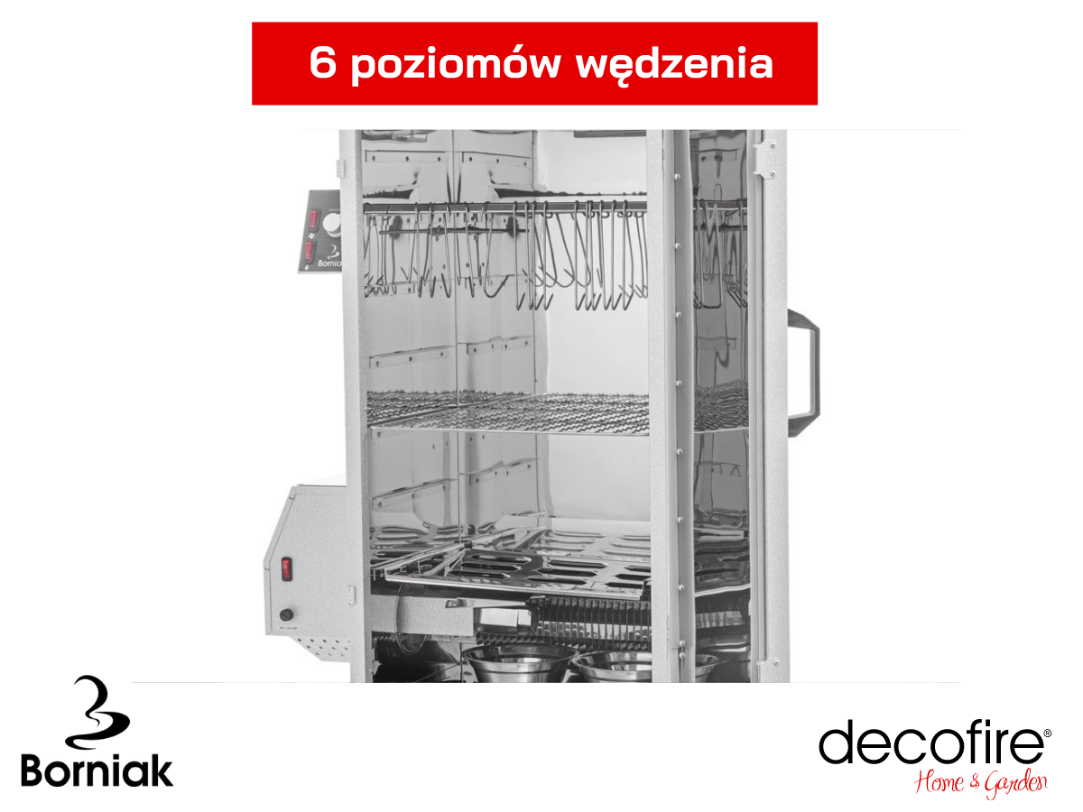 6 poziomów wędzenia w smokerze