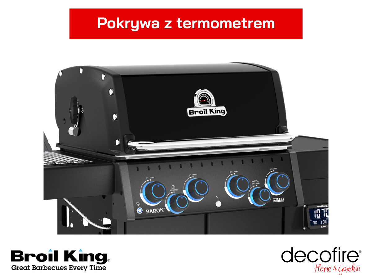 Pokrywa z technologią Roll-On i termometrem Deluxe Accu-Temp™