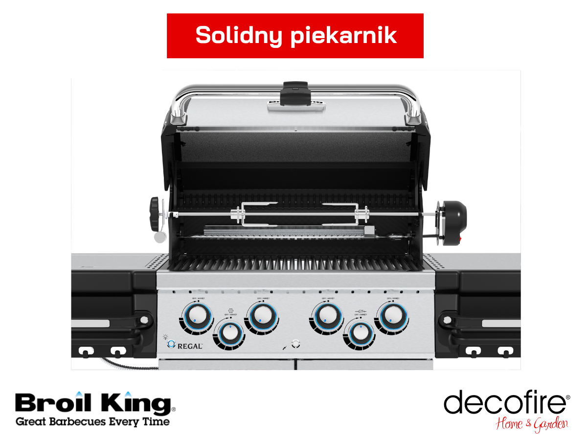Solidny piekarnik girlla na gaz ziemny Broil King Regal S 490