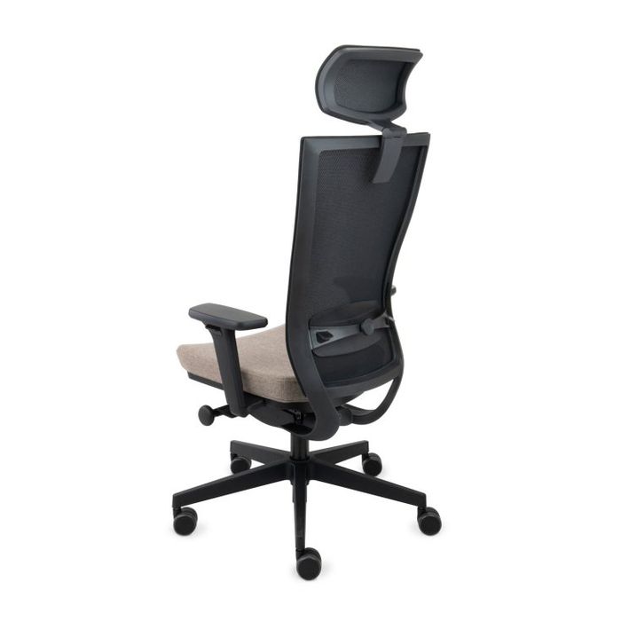 Grospol Fotel biurowy Marti BS HD black tkanina Magic Velvet - 10 kolorów