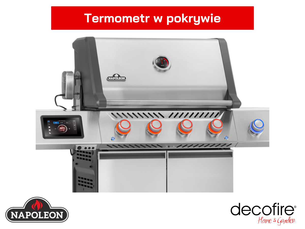 Termometr Accu-Probe wbudowany w pokrywę