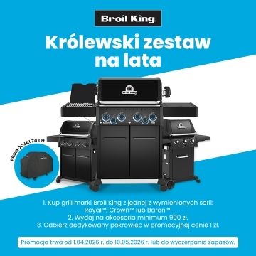 Królewski zestaw na lata od Broil King