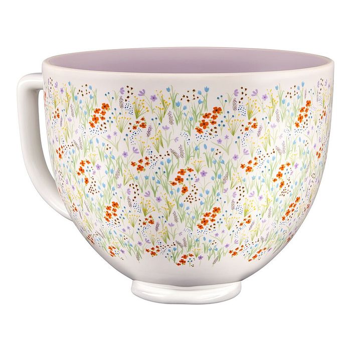 Ceramiczna dzieża 4,7 l KitchenAid, Wild Flower (5KSM2CB5WF)