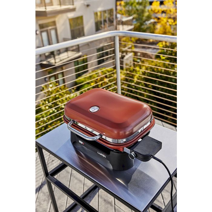 Grill elektryczny Weber Lumin Compact purpurowy (91040979)