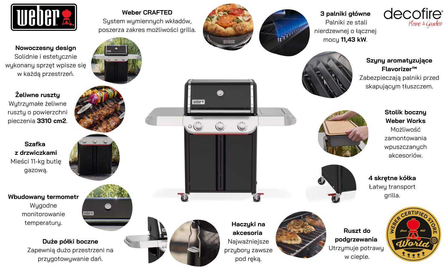 Grill gazowy Weber Genesis E-315W