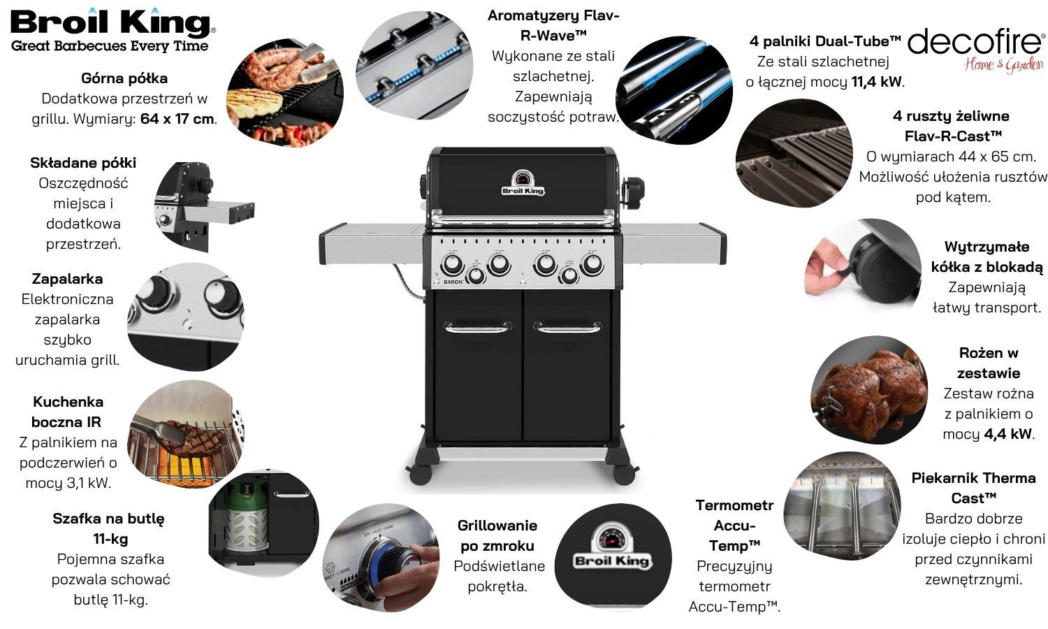 Grill gazowy Broil King Baron 490 IR (875283IRPL)