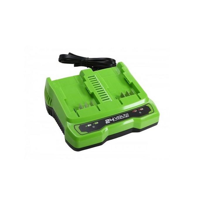 GreenWorks G24x2UC4 - Podwójna szybka ładowarka 24 V  (GR2933207) 
