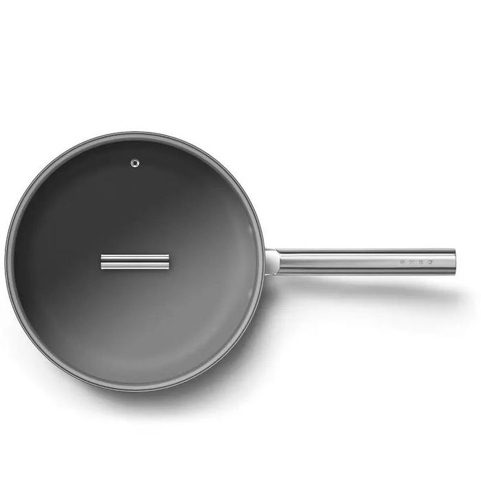 Patelnia 30 cm Czarny Smeg (CKFF3001BLM)