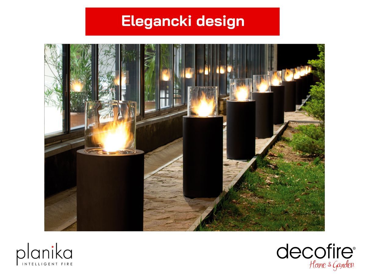 Biokominek Planika Totem – elegancki design