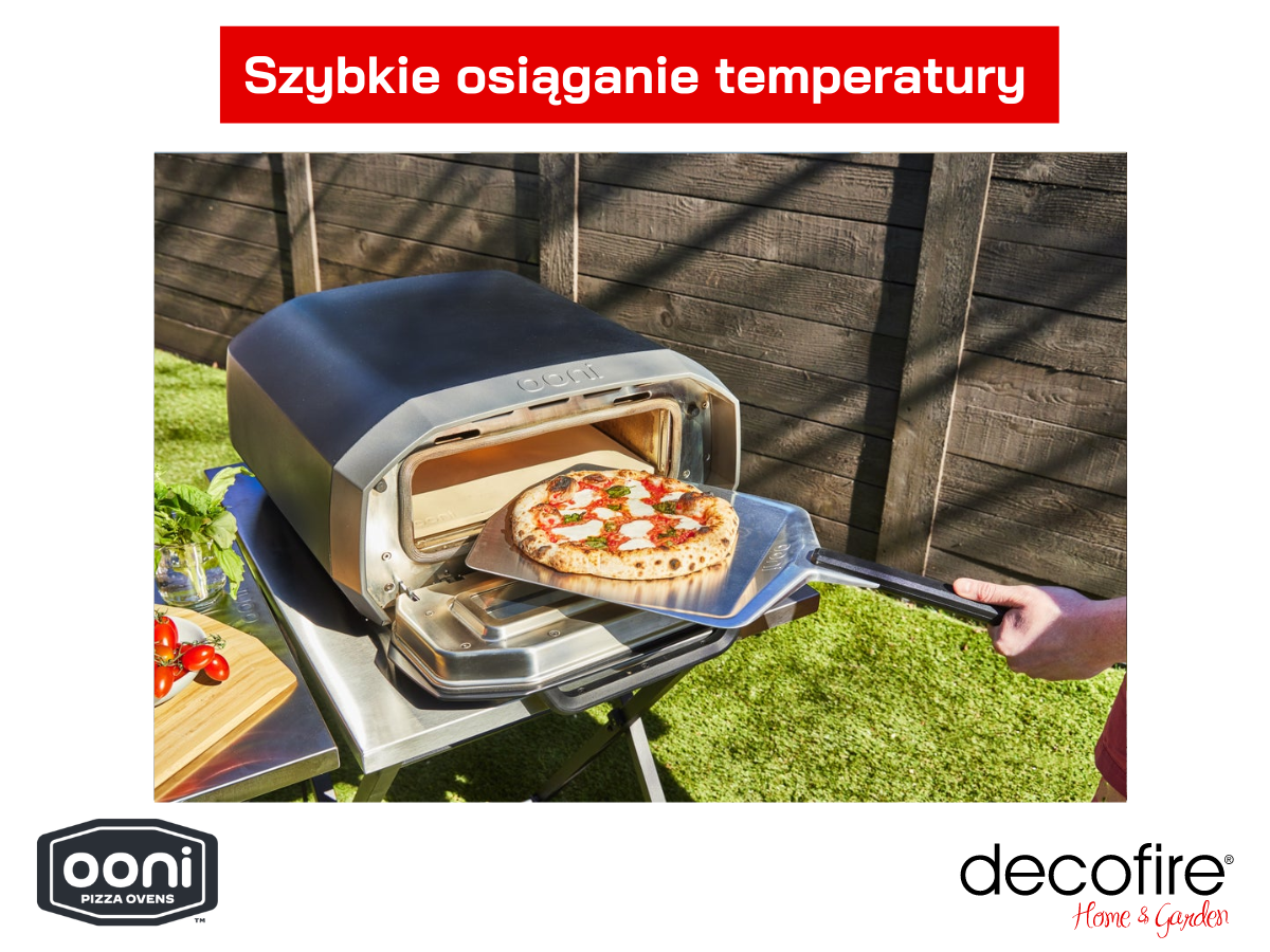 Piec do pizzy Ooni Volt 12 – szybkie osiąganie temperatury