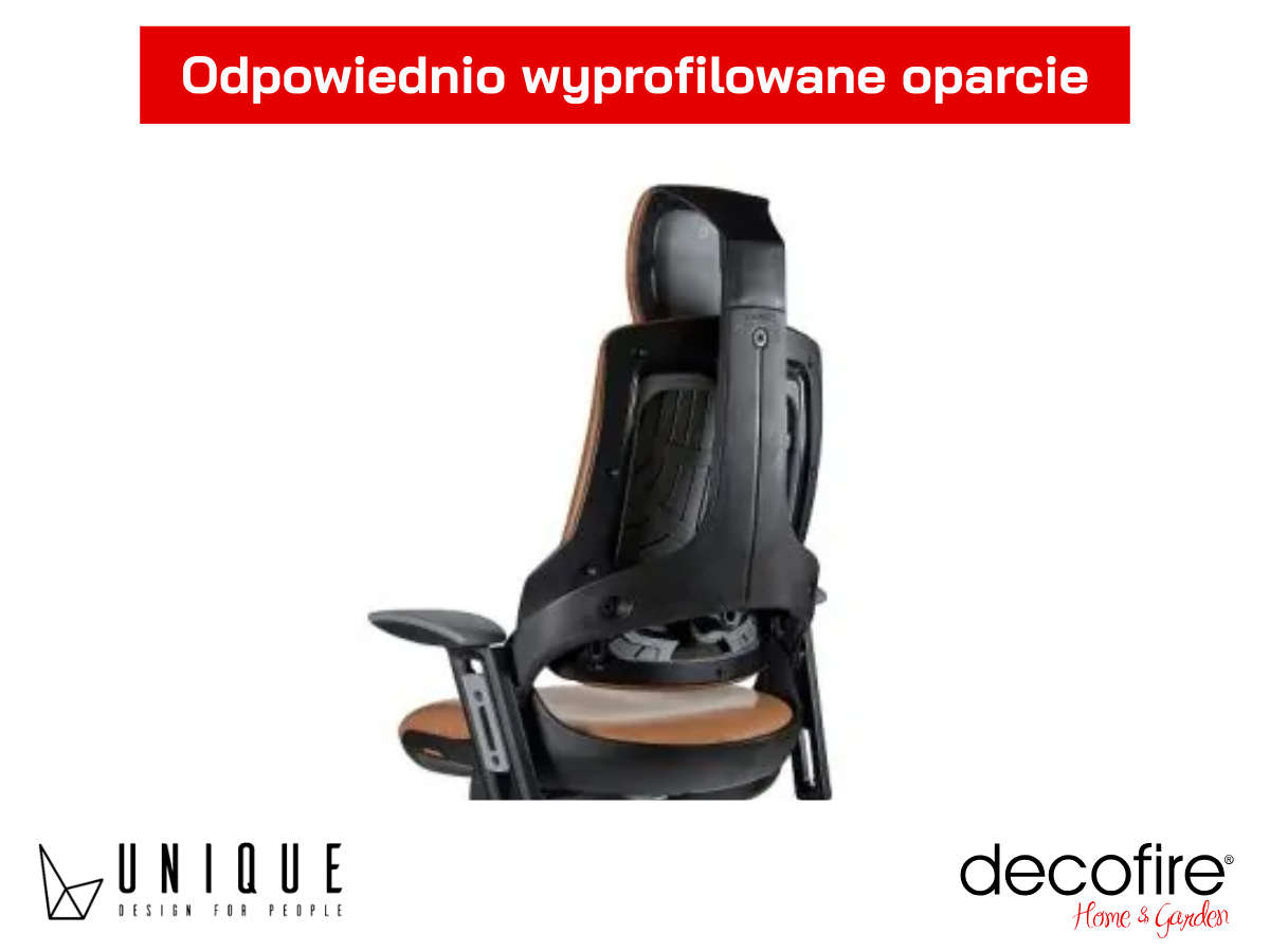 Komfortowe oparcie pleców
