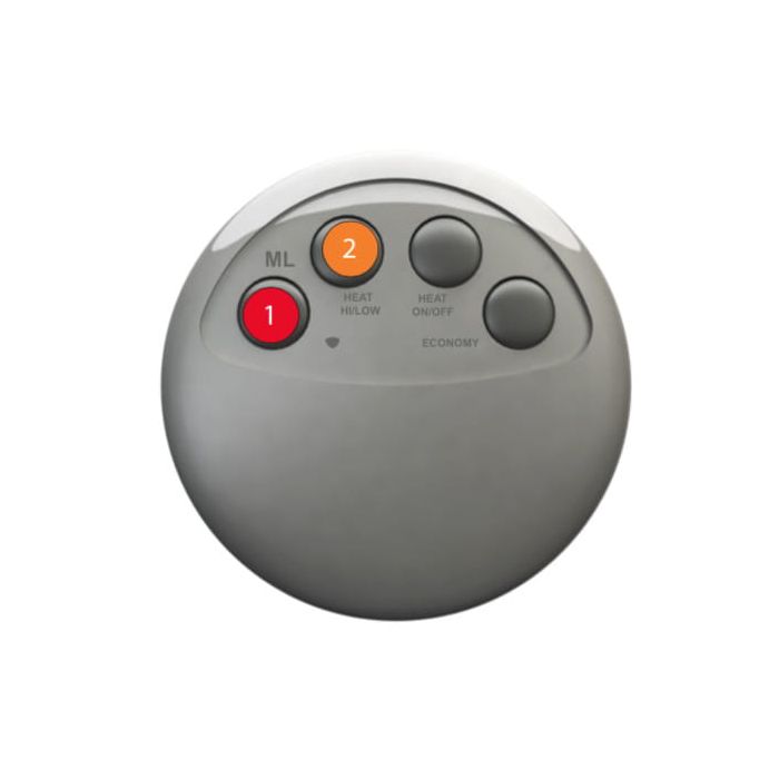 Elektryczny ogrzewacz wolnostojący z lampą Apollo Warmwatcher