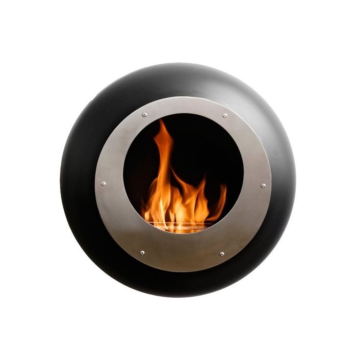 Biokominek Cocoon Vellum Black