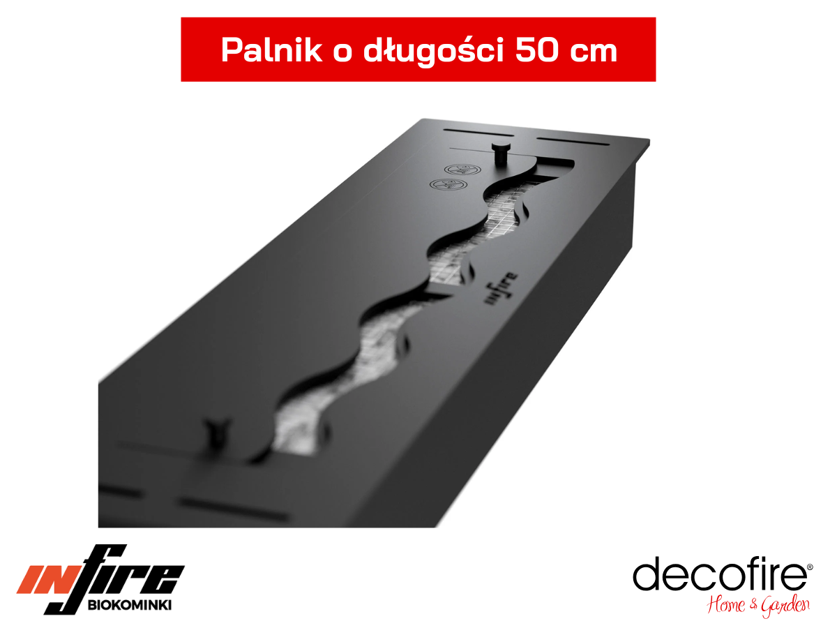 Palnik w kształcie fali