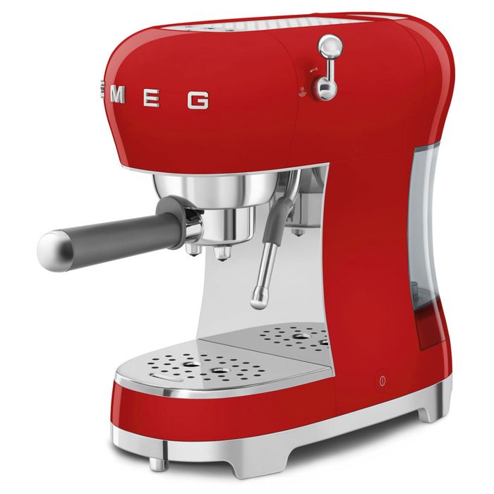 Ekspres kolbowy 50's style Czerwony Smeg (ECF02RDEU)