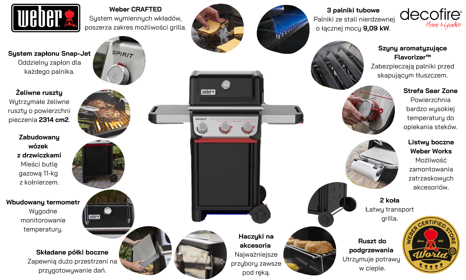Grill gazowy Weber Spirit E-325
