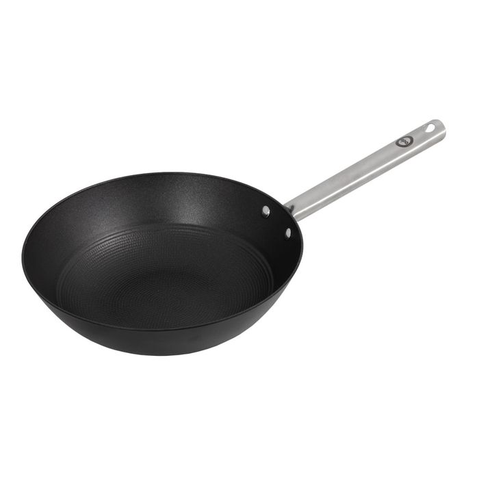 Wok stalowo - żeliwny Kenno PRO 30 cm OPA