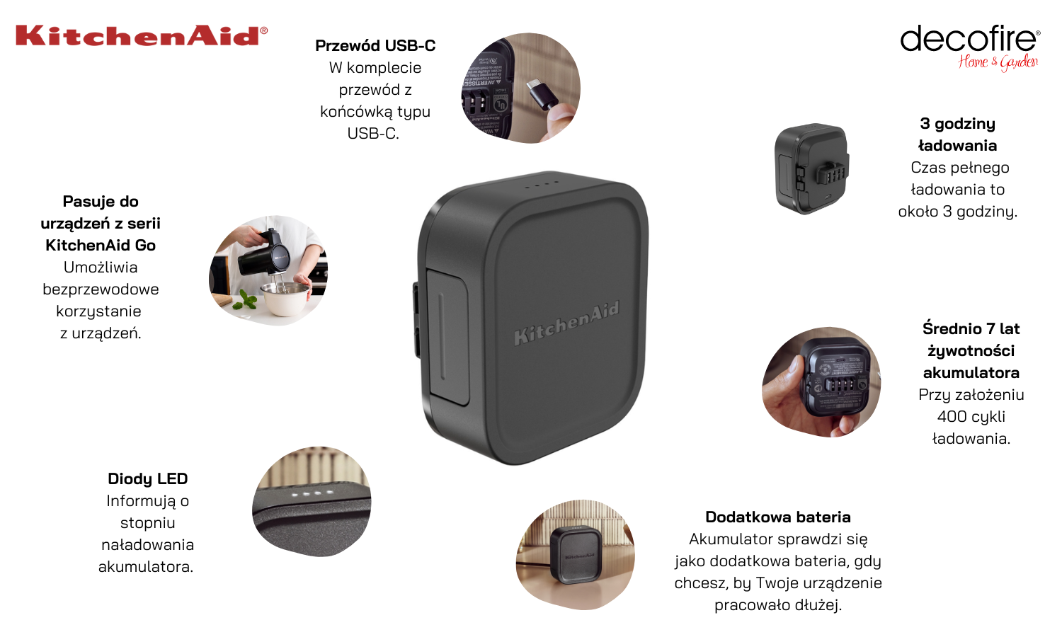 Akumulator KitchenAid Go (5KRB12)