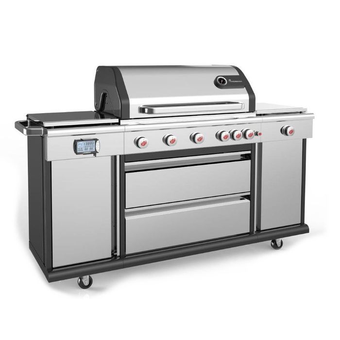 Grill gazowy Landmann Triton maxX PTS+ 6.1+ z palnikiem bocznym (12973)