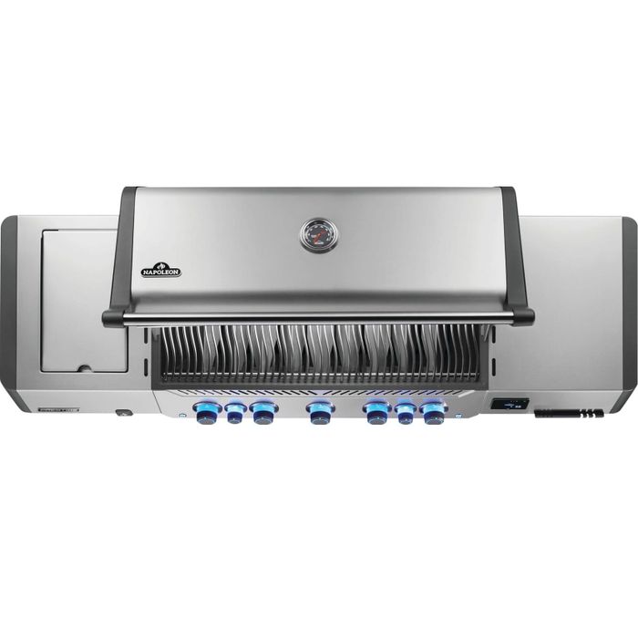 Grill gazowy Napoleon Prestige 665 Connected RSIB z palnikiem rożna i palnikiem bocznym Sizzle Zone WIFI (P665VXRSIBPSS-PL)