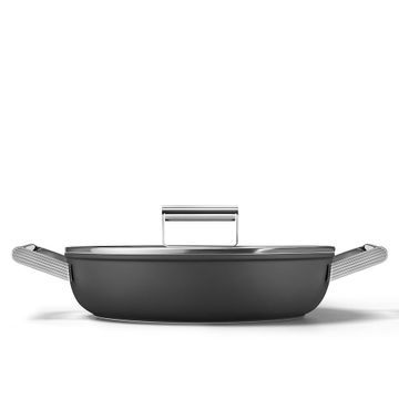 Głęboka patelnia 28 cm Czarny Smeg (DPF2812BLM)