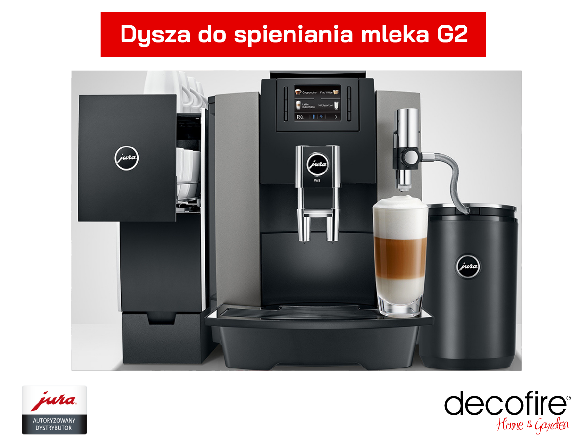 Dysza do spieniania mleka G2 w ekspresie Jura WE8 Dark Inox