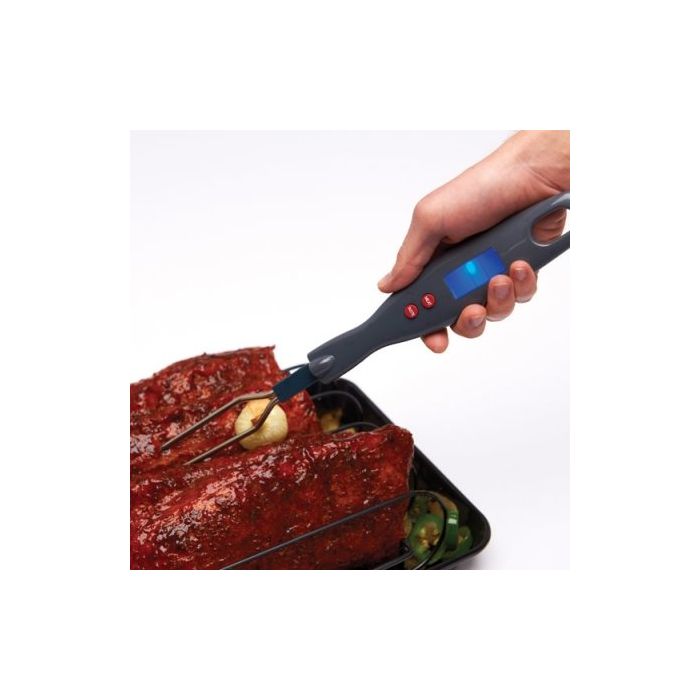 GrillPro: Widelec z termometrem LED (13850)
