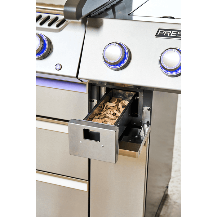 Grill gazowy Napoleon Prestige PRO 665 z palnikiem rożna i palnikiem bocznym Sizzle Zone (PRO665VXRSIBPSS-PL)