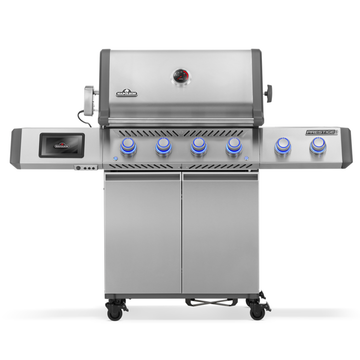 Grill gazowy Napoleon Prestige PRO 500 z palnikiem rożna i palnikiem bocznym Sizzle Zone 