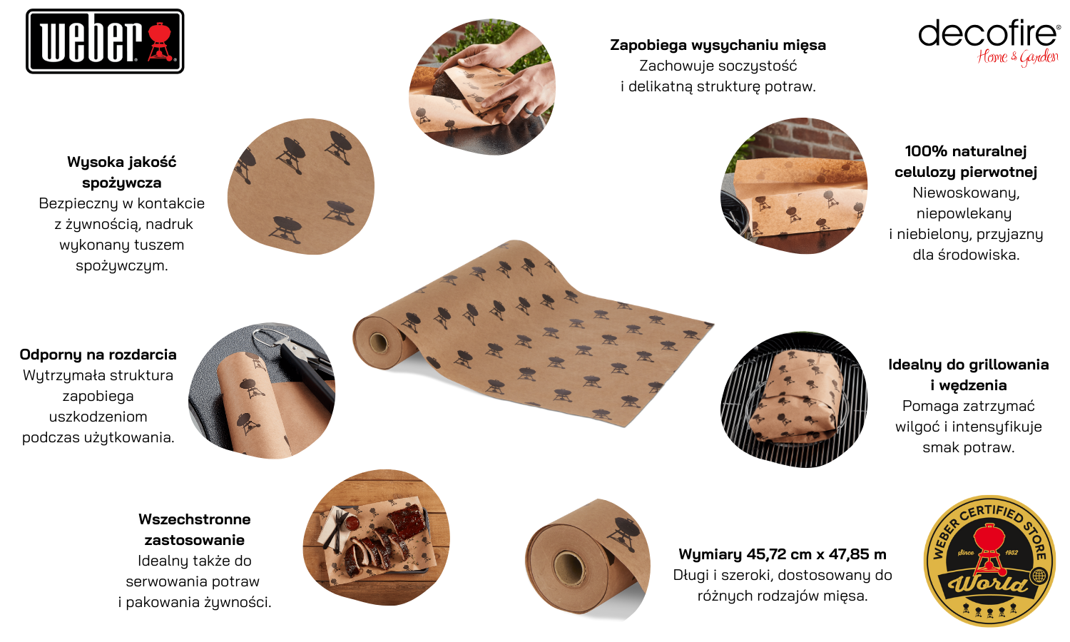 Papier do pieczenia Weber