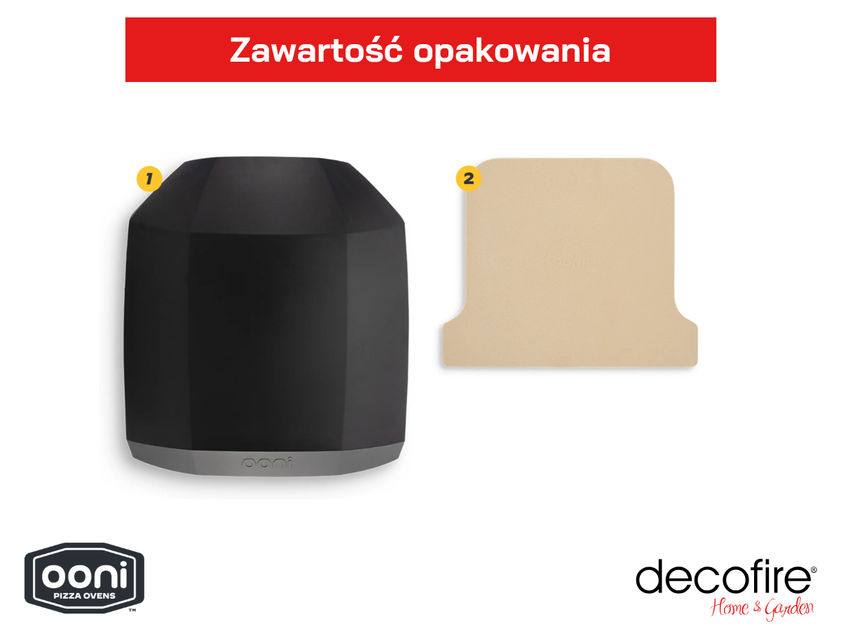 Piec do pizzy Ooni Koda 16 - zawartość opakowania