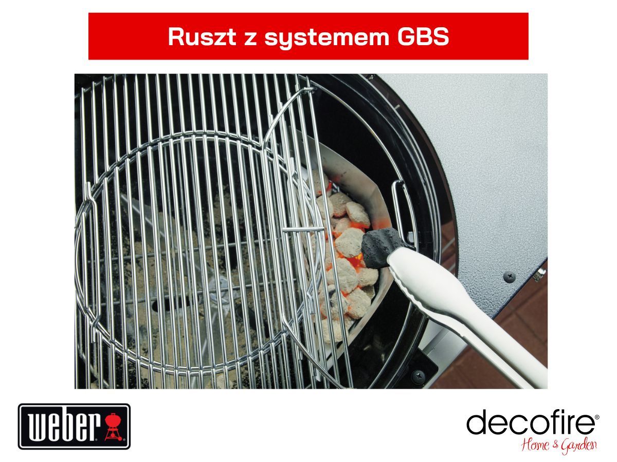 Grill węglowy Weber Performer One-Touch GBS Premium – ruszt z systemem GBS