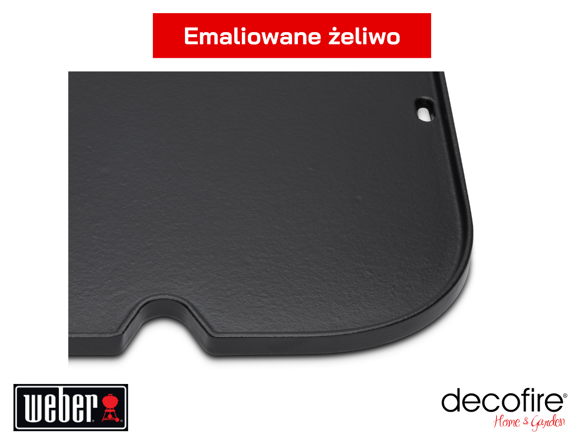 Płyta wykonana z emaliowanego żeliwa